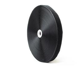 Лента липучка пластиковая 3 см цвет №322 черный