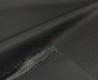 Ткань Оксфорд 600D PU с пленкой №322 черная 378 гр/м.п
